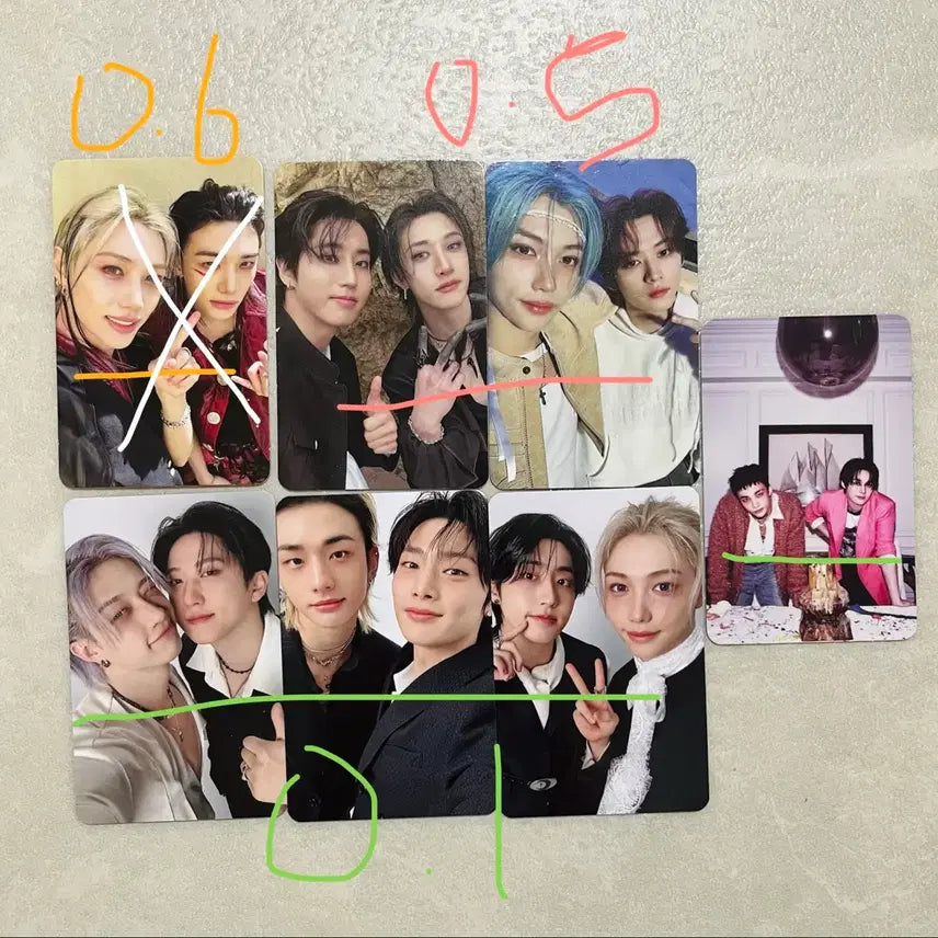 [BUNJANG] Stray Kids Photocard &amp; ID Photo Set / 스키즈 포카 증사