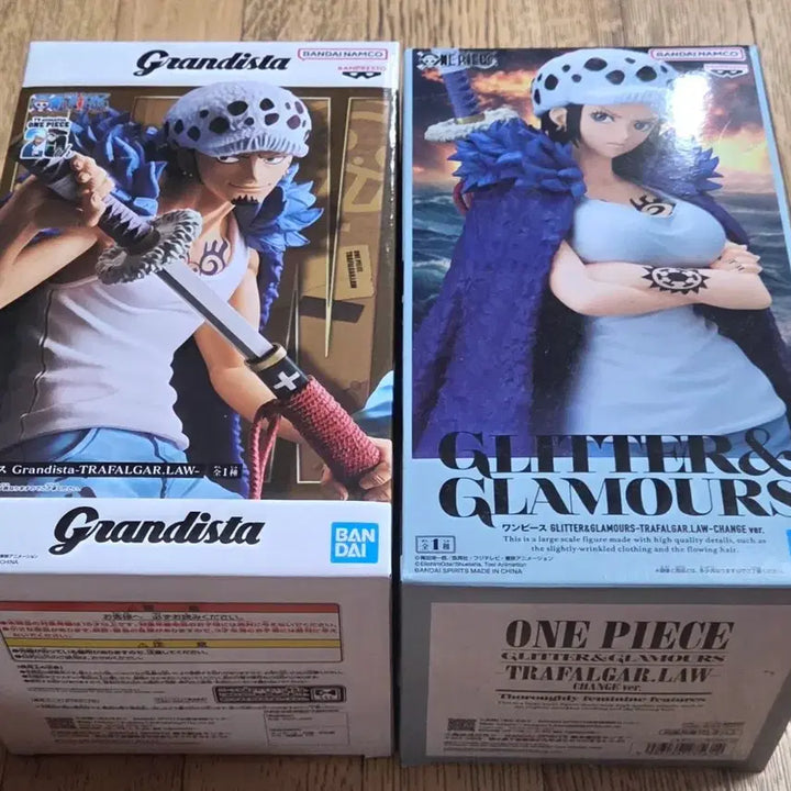 [BUNJANG] One Piece Trafalgar Law &amp; Female Version Figure Bundle Set / 원피스 트라팔가 로우&amp;로우 여자 버전 피규어 일괄 판매합니다.