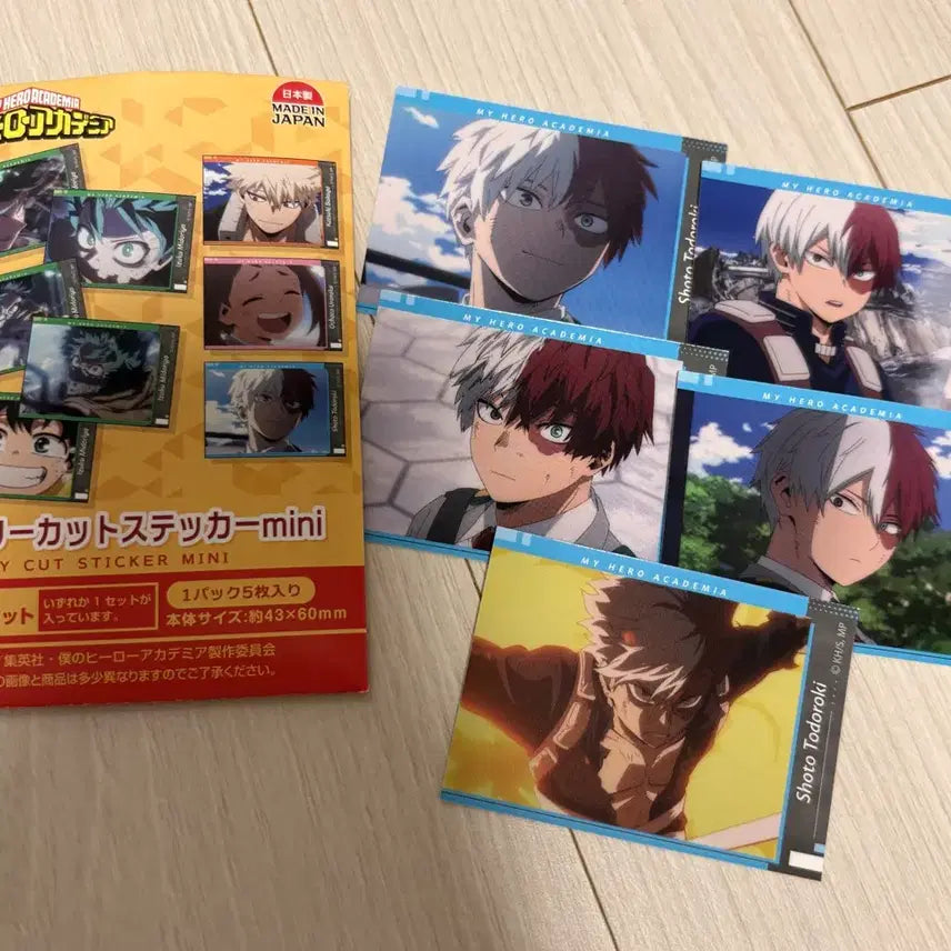 [BUNJANG] My Hero Academia Todoroki Shoto Memory Cut Mini Sticker / 히로아카 토도로키 쇼토 메모리컷 스티커 미니
