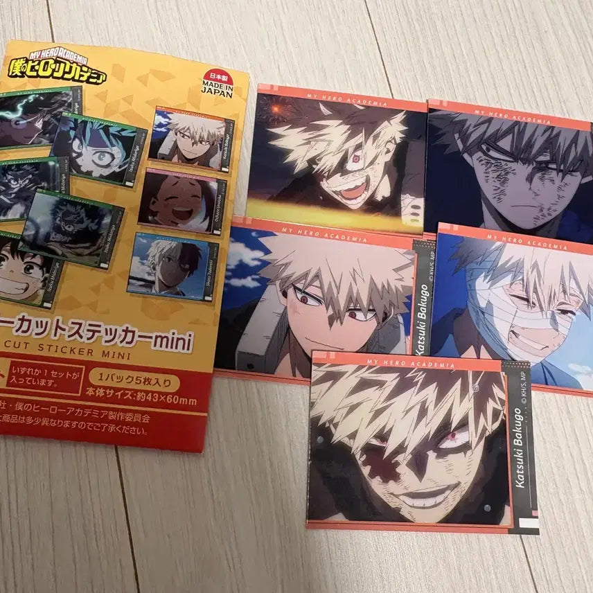 [BUNJANG] My Hero Academia Katsuki Bakugo Memorial Sticker Set / 히로아카 바쿠고 카츠키 메모리얼 스티커
