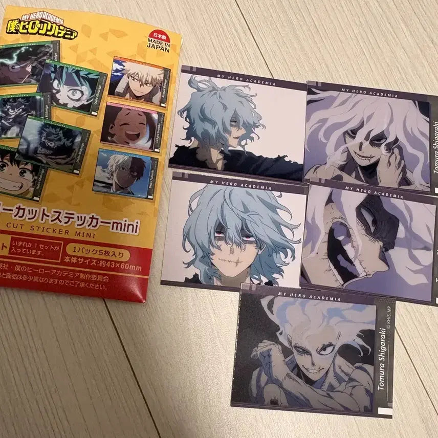 [BUNJANG] My Hero Academia Tomura Shigaraki Memory Cut Sticker Mini / 히로아카 시가라키 메모리컷 스티커 미니