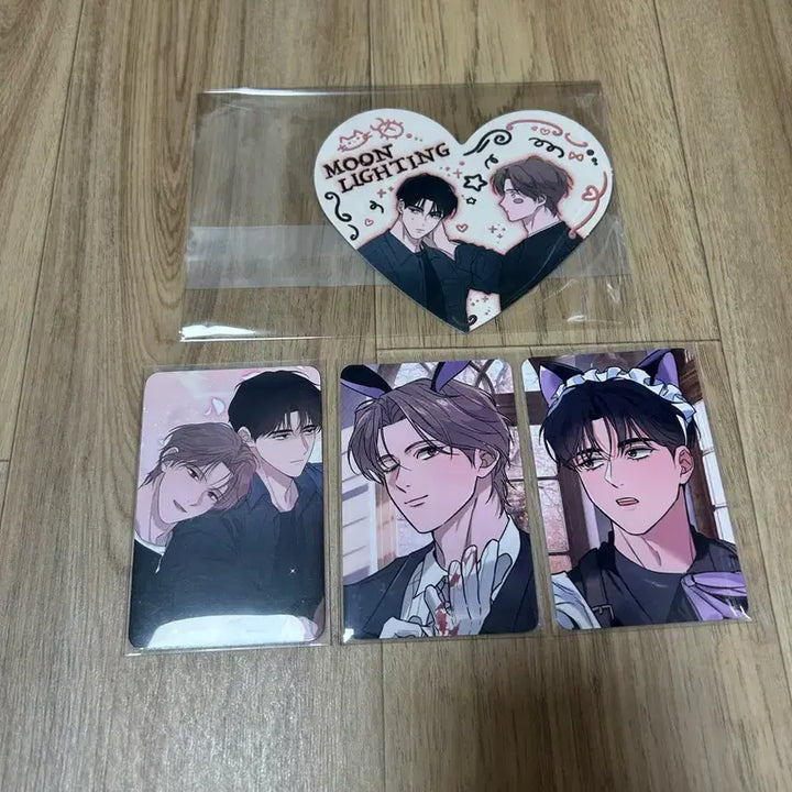[BUNJANG] BAMBUM Le Bom Heart Coaster Bundle Set Photocard / 밤은부드러워라 하트코스터 음료 디저트 특전 컬포 일괄 음특 포토카드 포카 A 밤부 레봄 살롱드르봉