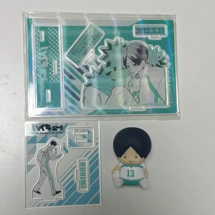 [BUNJANG] Haikyu!! Kmini Diorama, School Uniform Acrylic Stand, Chabi Chabi / 하이큐 쿠미니 디오라마 등교 아크릴 챠비챠비