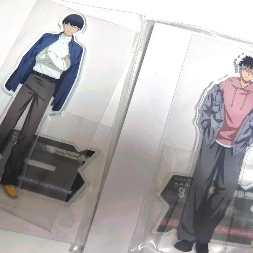 [BUNJANG] Kaiju No. 8 Hoshina, Narumi Denim Acrylic Stand Bundle Set (Sealed) / 괴수8호 호시나, 나루미 데님 아크릴 일괄 세트 (미개봉)