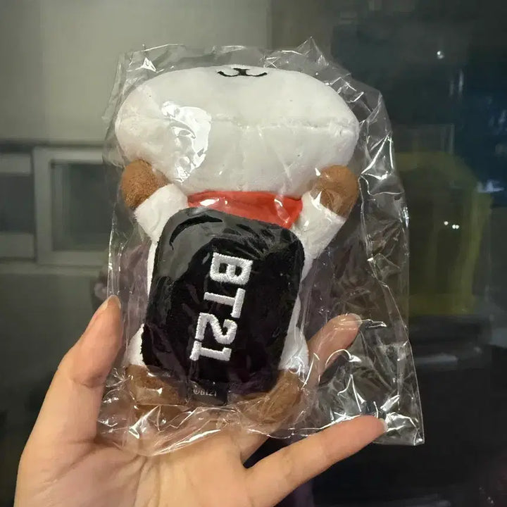 [BUNJANG] BT21 RJ Pouch Bag with Doll Set / [미사용] BT21 RJ 알제이 복조리 파우치 가방 인형 세트