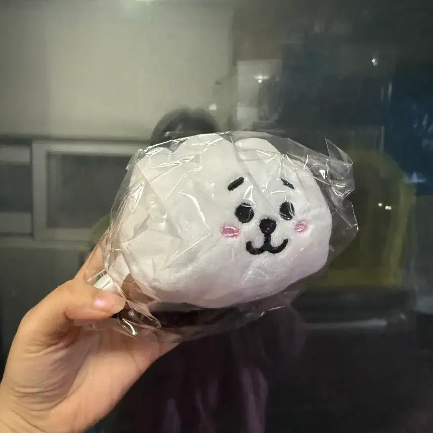 [BUNJANG] BT21 RJ Pouch Bag with Doll Set / [미사용] BT21 RJ 알제이 복조리 파우치 가방 인형 세트