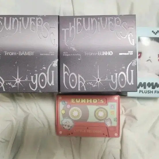 [BUNJANG] PLAVE Bambi Eunho Birthday Kit Mmemimu Mmo Doll Ring Necklace / 플레이브 밤비 은호 생일키트 생킷 므메미무 므모 인형 반지 목걸이