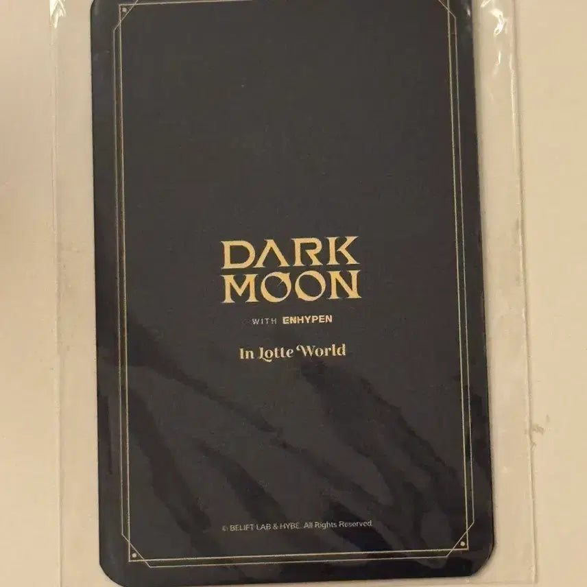 [BUNJANG] ENHYPEN Dark Moon Deceitful Luna Park POB Yang Jungwon Photocard / 엔하이픈 다크문 드셀리스 롯데월드 한정 특전 카드 자카 양정원