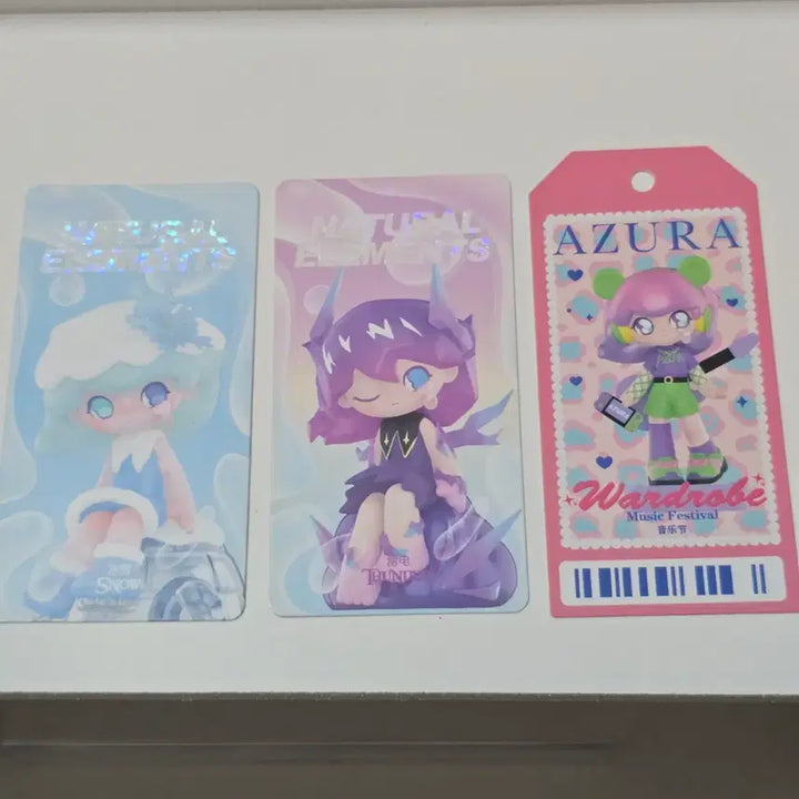 [BUNJANG] Azura Popstar/Ice/Thunder Figure 3-Set Bundle / AZURA 아주라 팝스타/아이스/천둥 피규어 3종 일괄