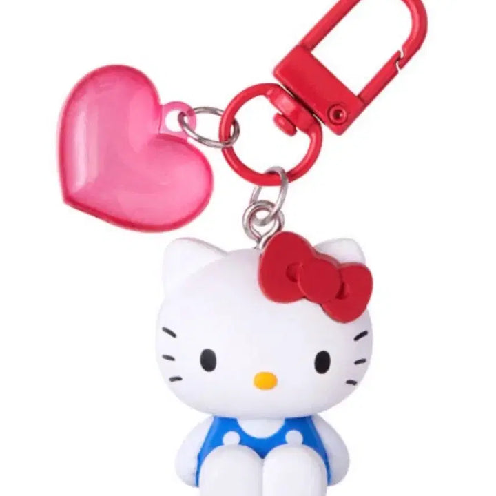 [BUNJANG] Sanrio Gacha Karatomo Kitty Heart Charm Keychain / 산리오 가챠 카라토모 키티 하트 참 키링