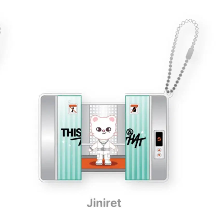 [BUNJANG] Stray Kids THIS &amp; THAT Genielet Magnetic Holder &amp; Keyring Bundle Set / 스트레이키즈 THIS &amp;THAT 디스앤댓 팝업 지니렛 마그네틱 홀더와 키링