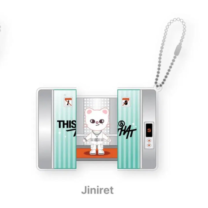 [BUNJANG] Stray Kids THIS &amp; THAT Genielet Magnetic Holder &amp; Keyring Bundle Set / 스트레이키즈 THIS &amp;THAT 디스앤댓 팝업 지니렛 마그네틱 홀더와 키링