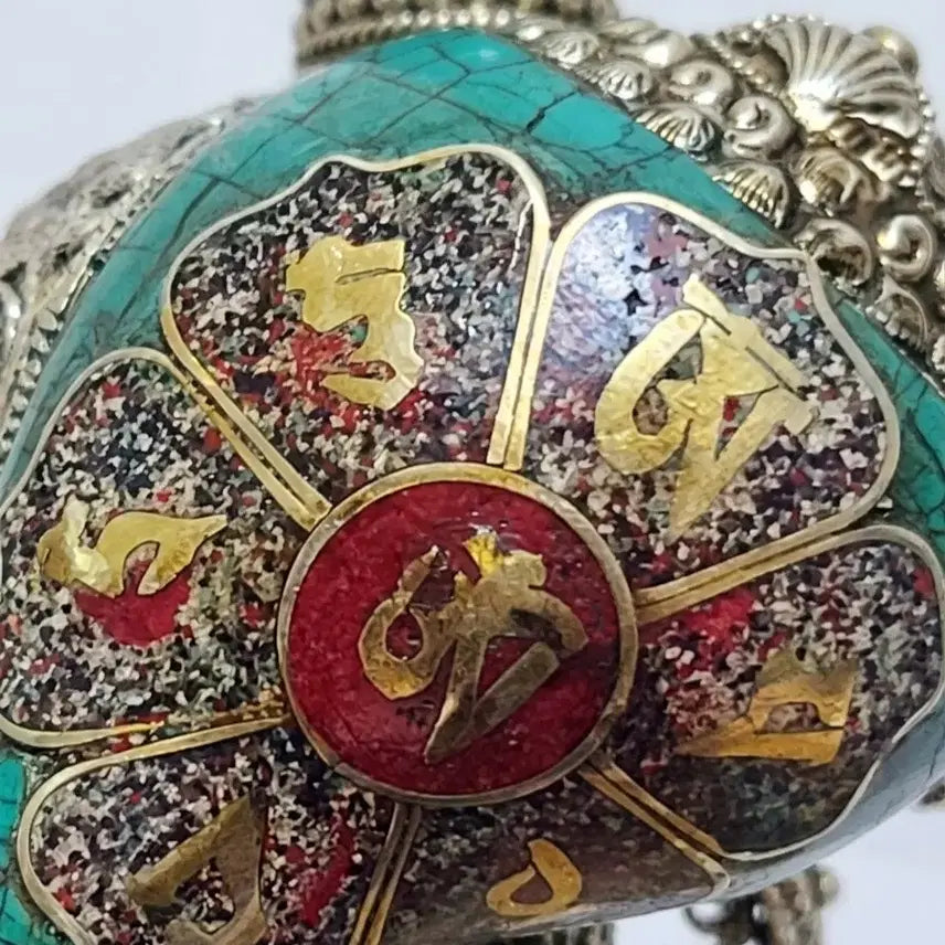 [BUNJANG] Tibetan Brass Horn Ornament / 티벳 백동 나팔 장식