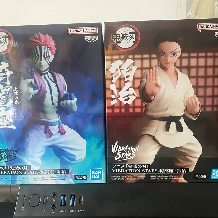 [BUNJANG] Demon Slayer: Kimetsu no Yaiba VIBRATION STARS Akaza Hakuji Set Figure / 귀멸의 칼날 피규어 VIBRATION STARS 아카자 하쿠지 세트