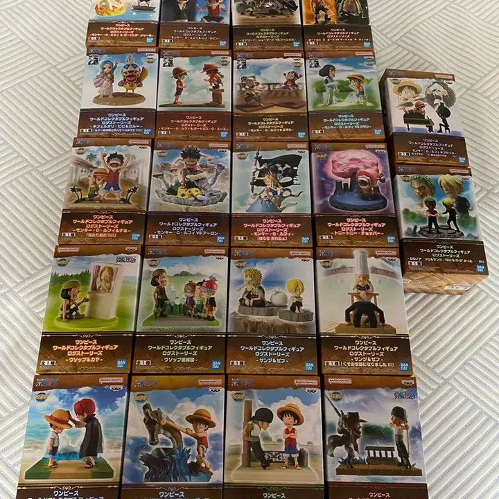 [BUNJANG] One Piece Log Stories WCF Figures Full Set (22 types) / 원피스 월콜 로그스토리즈 피규어 전22종 세트로 팝니다