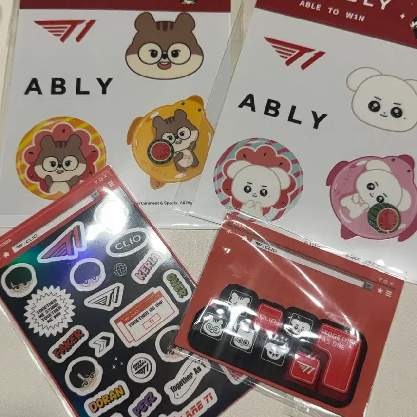 [BUNJANG] T1 Clio Sticker Bundle Set / 클리오 T1 굿즈 일괄