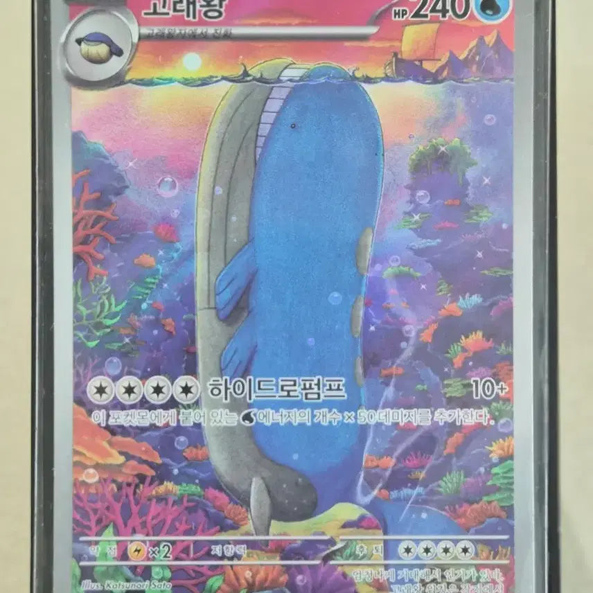 [BUNJANG] Pokemon Card Wailmer AR / 포켓몬카드 고래왕AR