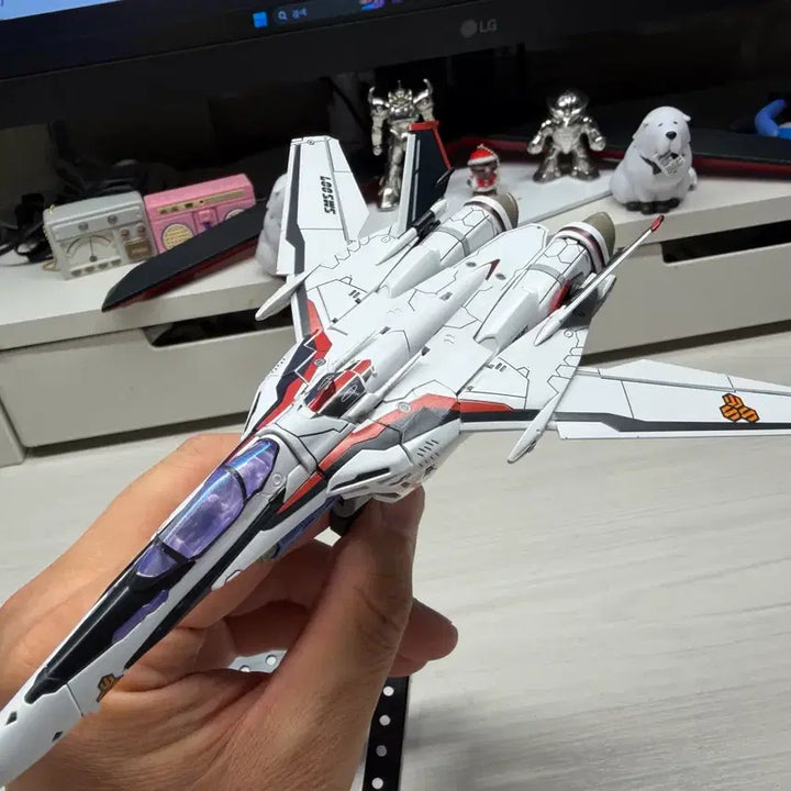 [BUNJANG] HG VF-25F Messiah Valkyrie Alto Saotome Custom DX Set / (가조) HG VF-25F 메사이어 발키리 (사오토메 알토 탑승기) DX세트