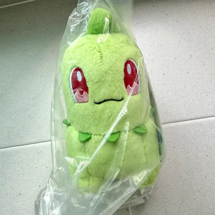 [BUNJANG] Pokemon 30th Anniversary Ichiban Kuji Chikorita Plush Doll / (치코리타) 포켓몬스터 30주년 쿠지 이치방쿠지 제일복권 인형 누이
