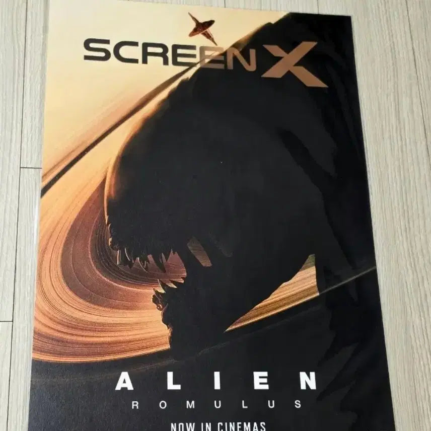 [BUNJANG] Alien: Romulus ScreenX A3 Poster (Limited Edition) / [초희귀한정판]영화 에이리언 로물루스 스크린엑스 포스터(A3)