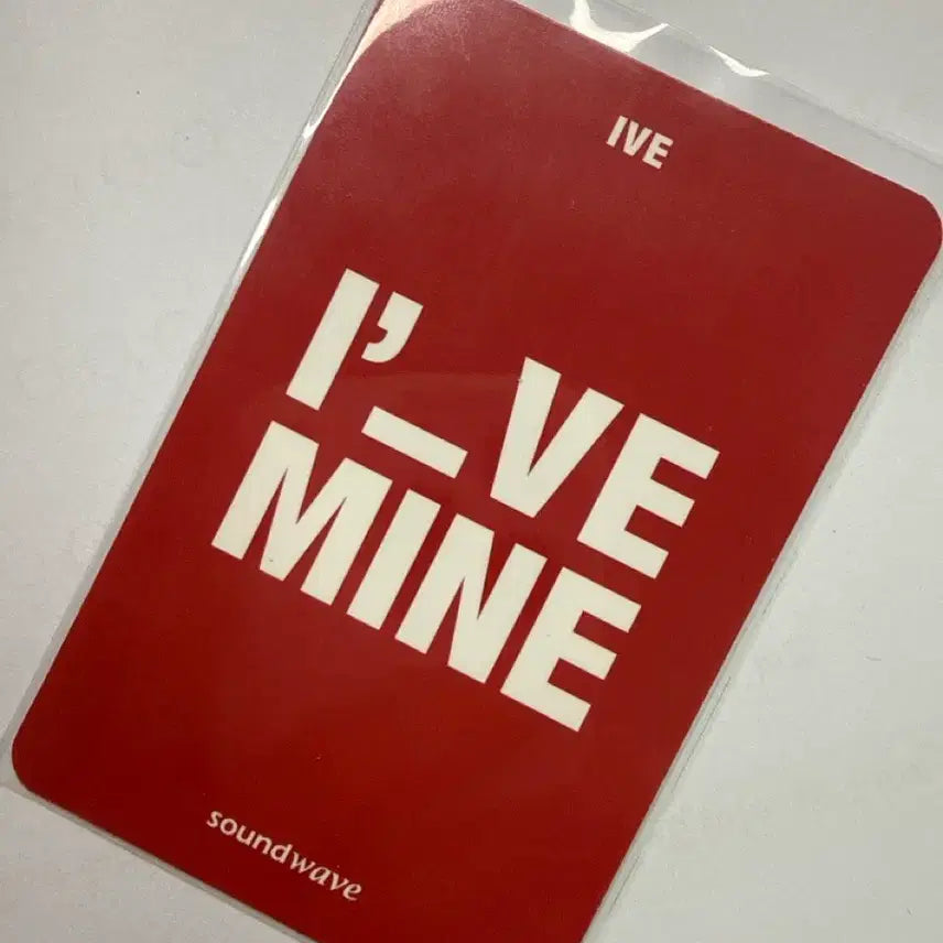 [BUNJANG] IVE Rei Mine Soundwave POB / 아이브 레이 마인 사웨 사운드웨이브 미공포