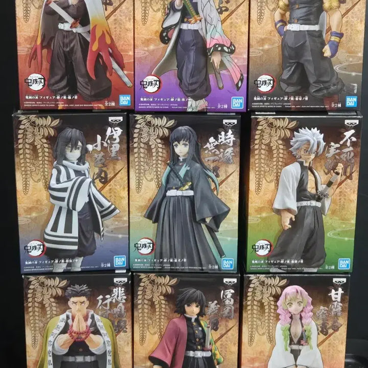 [BUNJANG] Demon Slayer: Kimetsu no Yaiba Bonds of Brotherhood 9th Anniversary Figure / 귀멸의 칼날 유대의장 9주 피규어 판매합니다. 무이치로,교메이,사네미,기유,이구로,미츠리 등 귀칼