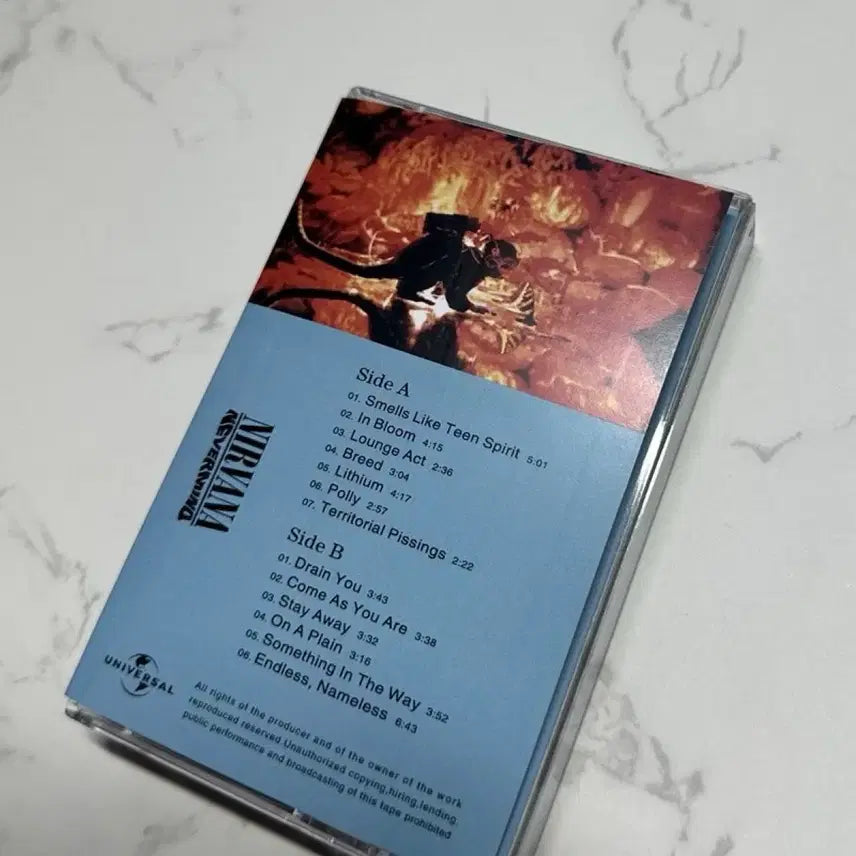 [BUNJANG] Nirvana Nevermind Limited Edition Cassette Tape / 너바나 Nevermind 한정판 카세트 테이프
