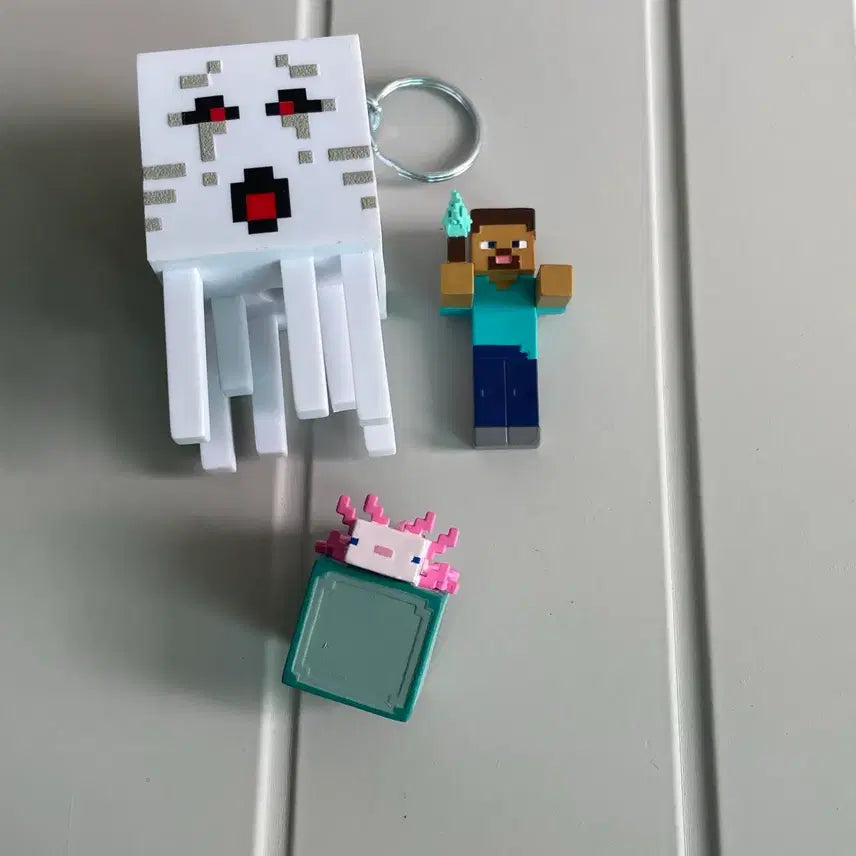 [BUNJANG] Minecraft Gacha Keyring Bundle Set / 마인크래프트 가챠 키링 일괄