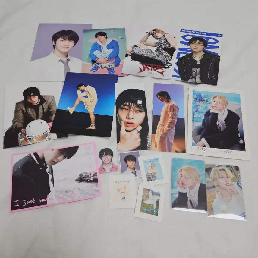 [BUNJANG] Stray Kids I.N Foxiny Paper Goods Postcard Poster Ticket Photocard Sticker Bundle Set / 스트레이키즈 아이엔 폭시니 지류 굿즈 엠디 엽서 포스터 티켓 증사 증명사진 우표 스티커 포카 에이트 ate 카르마 karma 두잇 do it 제주 jeju 플레이그라운드