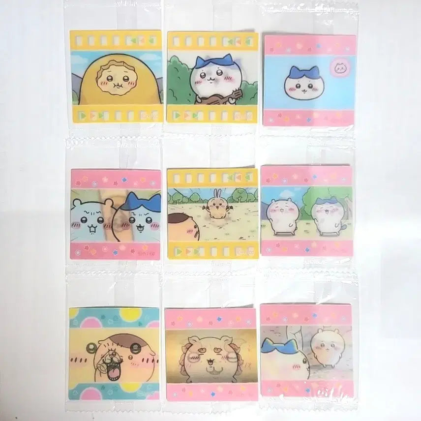 [BUNJANG] Chiikawa Gum Lenticular Seal Bundle Set / 치이카와 구미 렌티큘러 씰