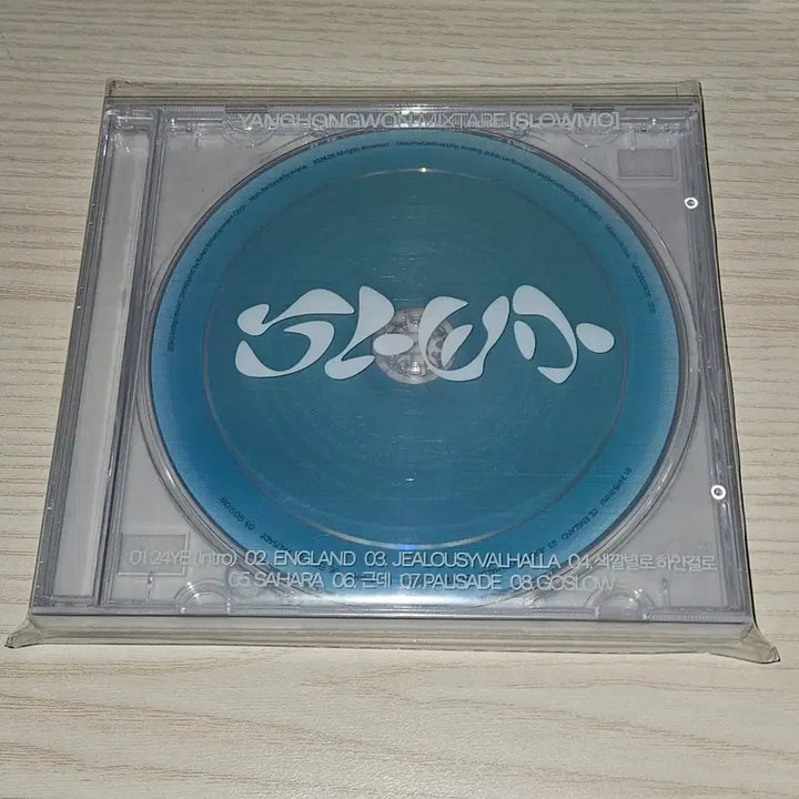 [BUNJANG] Yang Hongwon Slowmo Signed CD (Unsealed) / 양홍원 슬로모 뒷면 싸인반 단순 개봉