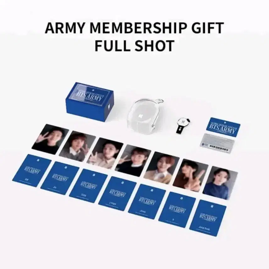 [BUNJANG] BTS Membership Gift Set Photocard &amp; Bag Charm / 방탄소년단 BTS 멤버십 기프트 세트