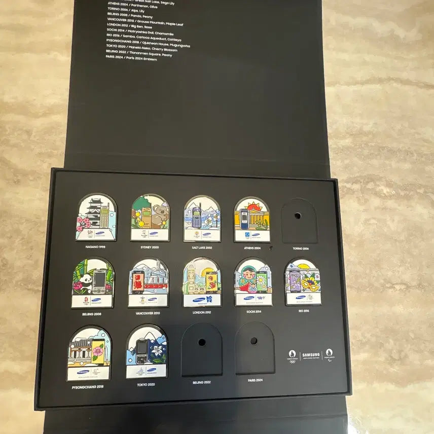 [BUNJANG] Samsung Olympic Commemorative Pin Collection 2004-2018 / 삼성 올림픽 기념 핀 컬렉션 2004-2018