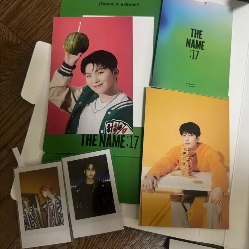 [BUNJANG] Seventeen The Name Photobook Full Set with Photocard / 세븐틴 더네임 포토북 풀구성 포카 포함