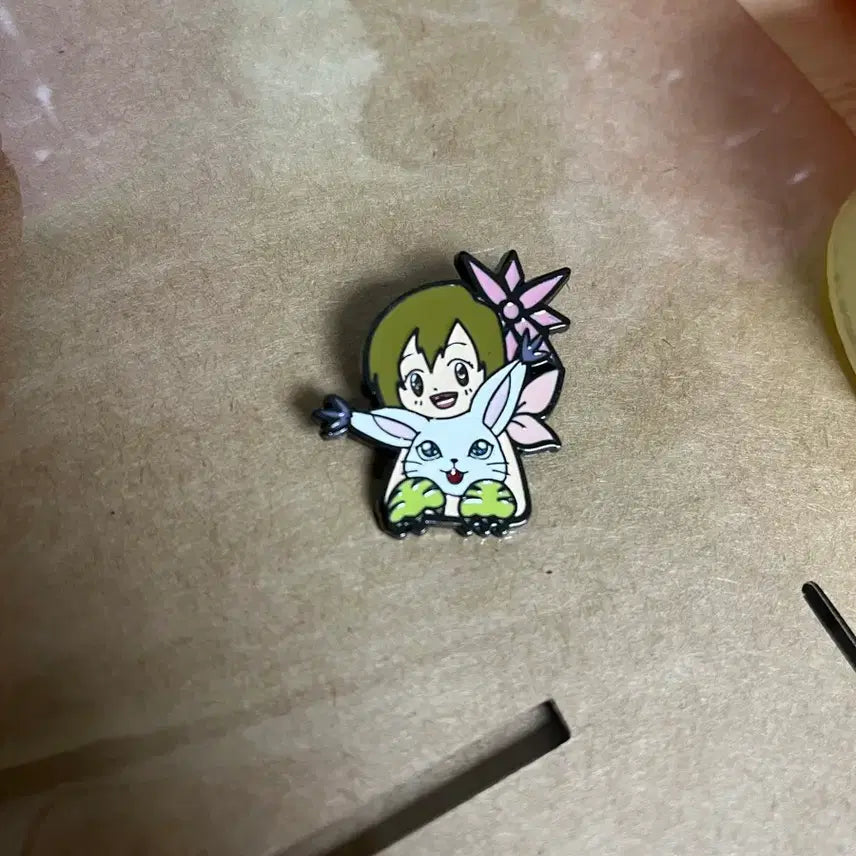 [BUNJANG] Digimon Adventure Kari Kamiya Gatomon Badge / 디지몬어드벤처 신나리 가트몬 뱃지