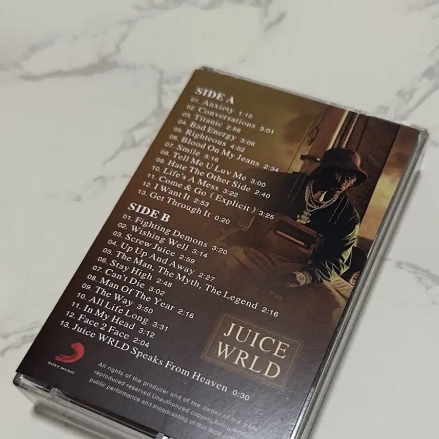 [BUNJANG] Juice WRLD Legends Never Die 5th Anniversary Limited Edition Cassette Tape / 주스 월드 Legends Never Die 5주년 카세트 테이프