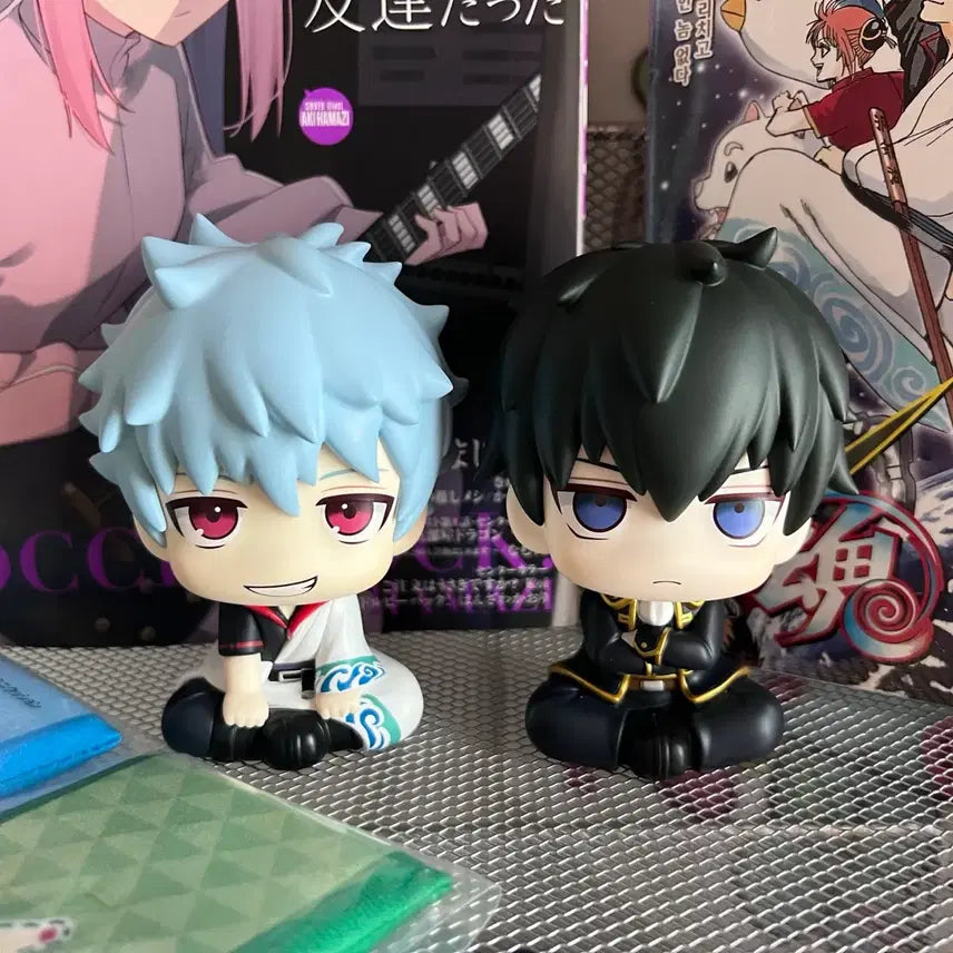 [BUNJANG] Gintama Sakata Gintoki Hijikata Toshiro Lookup Figures with Cushion / (방석 특전 포함) 은혼 사카타 긴토키 히지카타 토시로 룩업 판매합니다