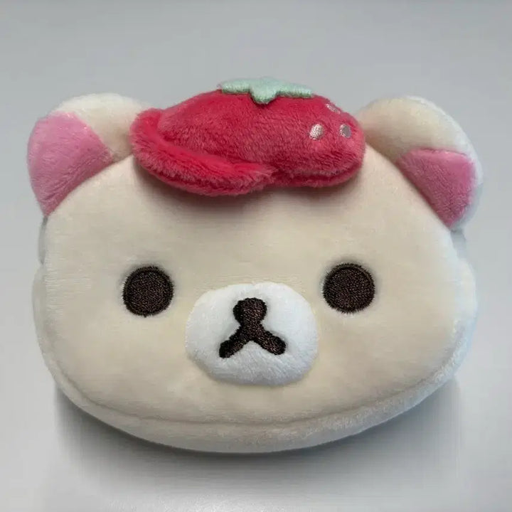 [BUNJANG] Ediya Strawberry Korilakkuma Pouch Doll / 이디야 딸기 코리락쿠마 파우치 인형