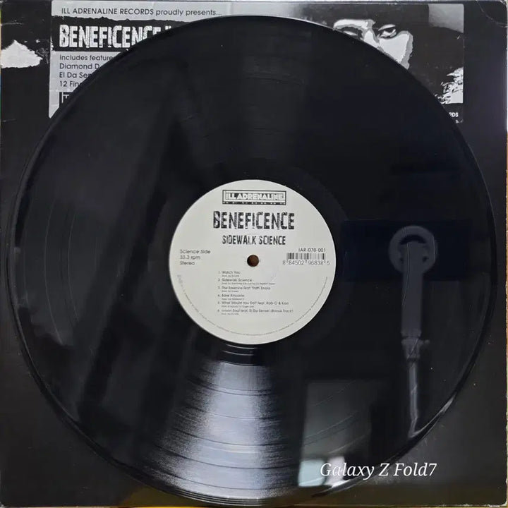 [BUNJANG] Beneficence Sidewalk Science LP Vinyl Record / BA-694. 베네피센스.Sidewalk science. LP 음반.