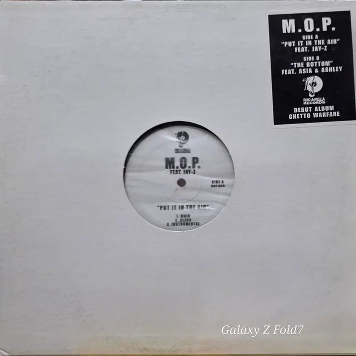 [BUNJANG] M.O.P. "Put It In The Air" / "The Bottom" 12" Vinyl Single Hip Hop Record / BA-695. M.O.P. 12인치 싱글 앨범 힙합 레코드