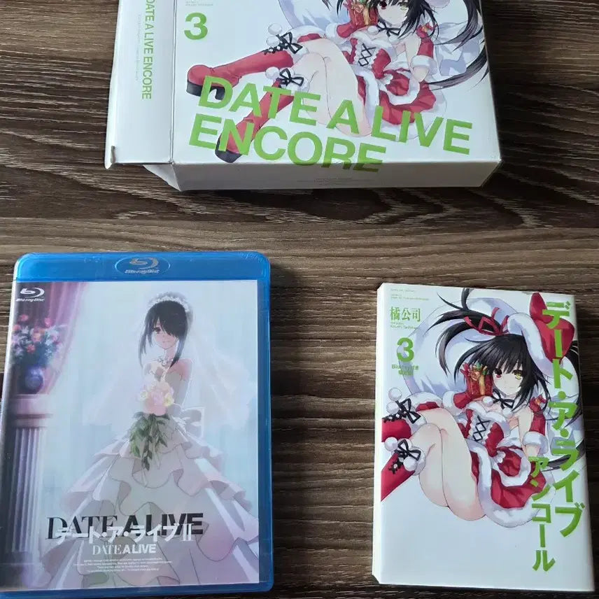 [BUNJANG] Date A Live Encore Vol. 3 Blu-ray + Novel Limited Edition Set / 데이트 어 라이브 앙코르 3편 블루레이 + 소설 한정판