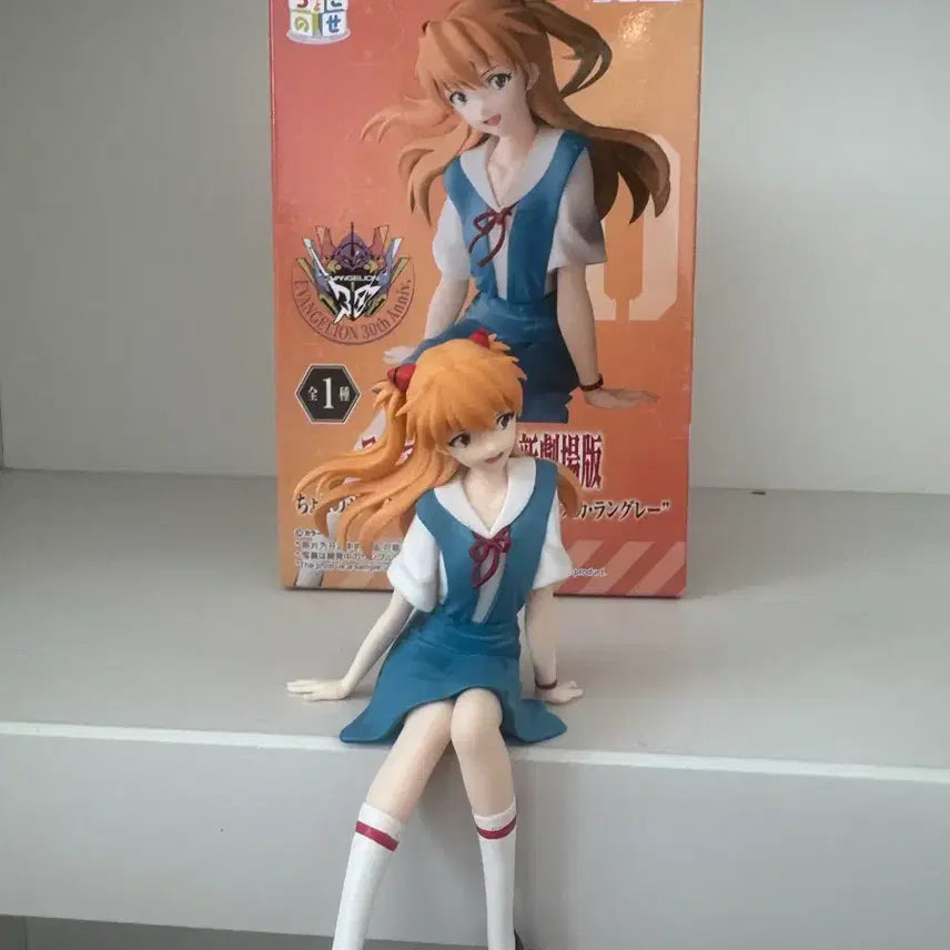 [BUNJANG] Evangelion Asuka Shikinami Langley Chokonose Figure / 에반게리온 아스카 신극장판 쵸코노세 피규어
