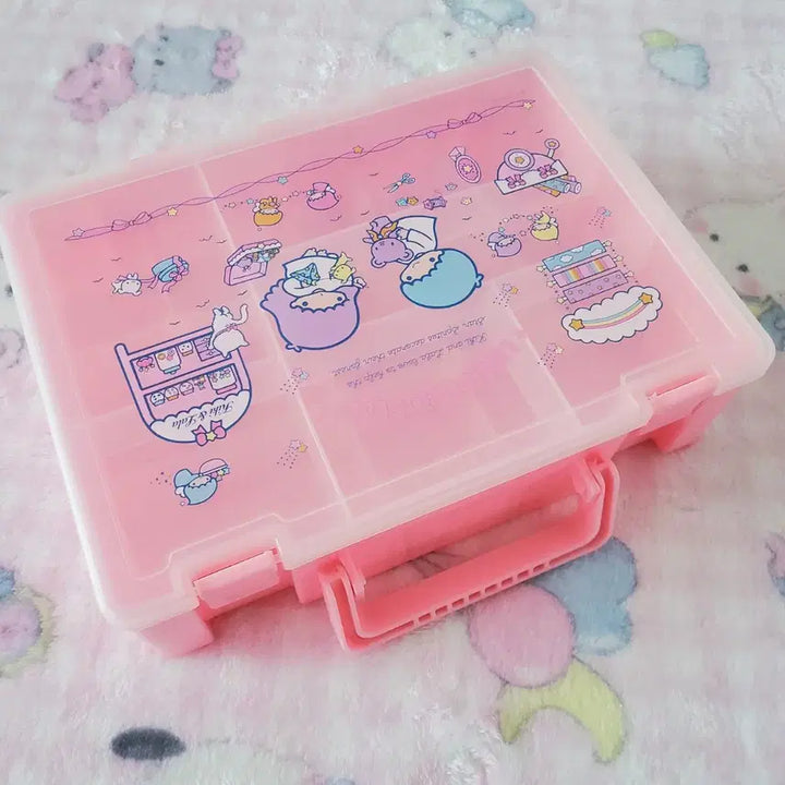 [BUNJANG] Sanrio Little Twin Stars Embroidery Club Bag Accessory Case / 산리오 리틀트윈스타 수예부 가방 소품함