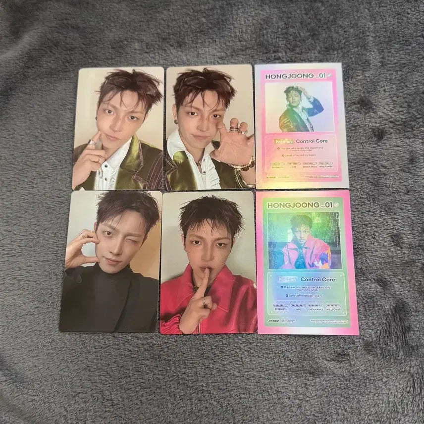 [BUNJANG] ATEEZ Hongjoong Golden Hour: Part.5 Bundle Set Photocard / 에이티즈 홍중 앨범 포카 일괄 골든아워5