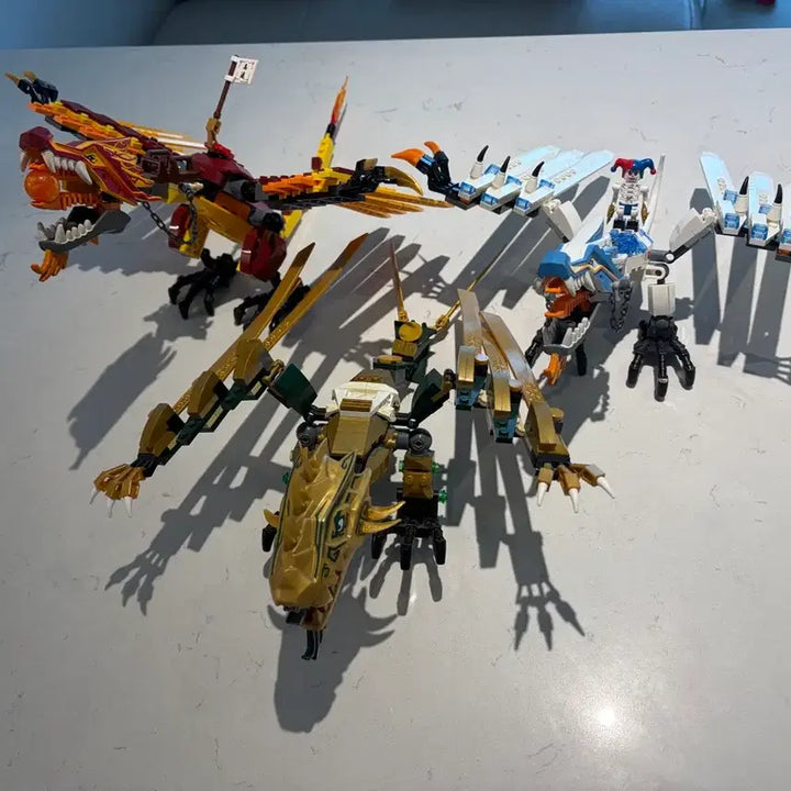 [BUNJANG] LEGO Ninjago 3 Dragon Set (Fire, Ice, Gold) / 닌자고 드래곤 3종 (불 아이스 골드)