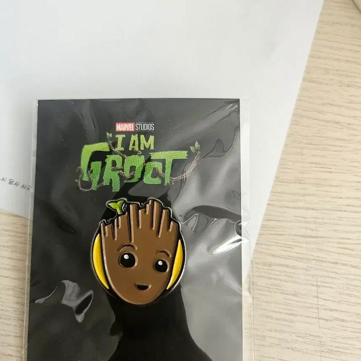 [BUNJANG] Marvel Studios I Am Groot Pin Badge / 마블 스튜디오 아이 엠 그루트 핀뱃지