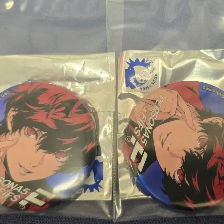 [BUNJANG] Persona 5 FiFS Velvet Blue Ver.2 Badge / 페르소나 FiFS 캔뱃지(캔배지) 벨벳블루 Ver.2 / 페르소나5 주인공