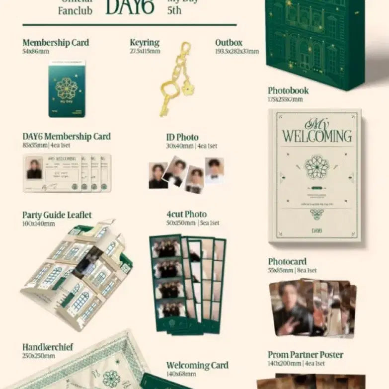 [BUNJANG] DAY6 My Day 5th Official Fanclub Kit / DAY6 마이데이 5기 공식 팬클럽 키트