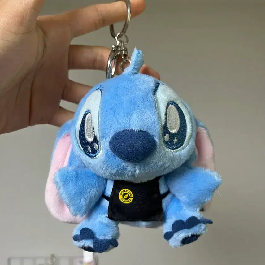 [BUNJANG] Compose Coffee Stitch Plush Keychain / 컴포즈 스티치 인형 키링