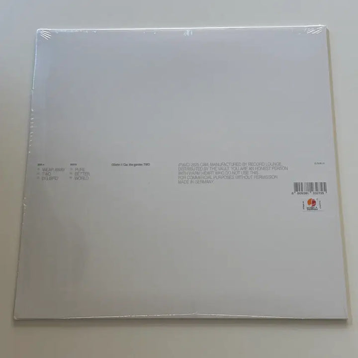[BUNJANG] OZONE X Car, the Garden - TWO Cool Gray Colored LP / 오존 X 카더가든 - TWO [쿨 그레이 컬러 LP]